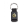 llavero rectangulo negro + cinta negra