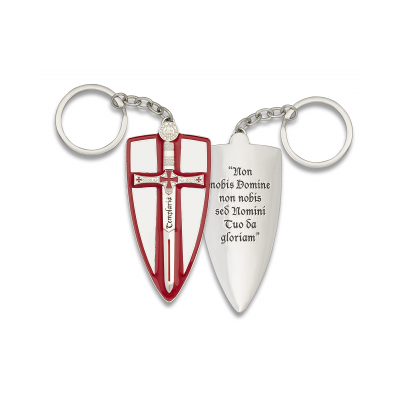 Bouclier des Templiers porte-clés