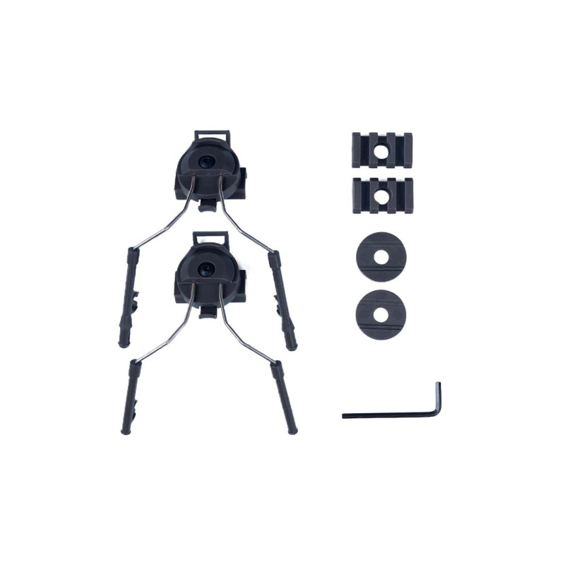 Delta Tactics Black Helmet Headset Adapter