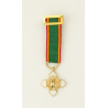 Medalla Miniatura Merito Policial BLANCO