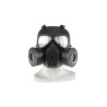 Máscara Química 2 Ventiladores Negra Delta Tactics