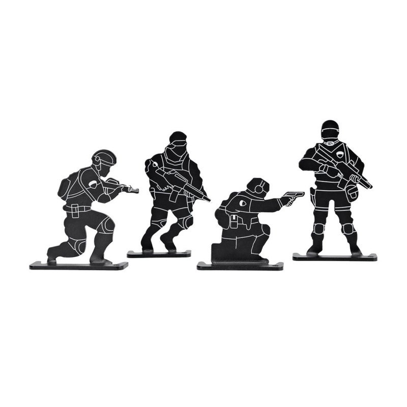 Metal Targets Soldier Pack 4 Einheiten Delta Tactics