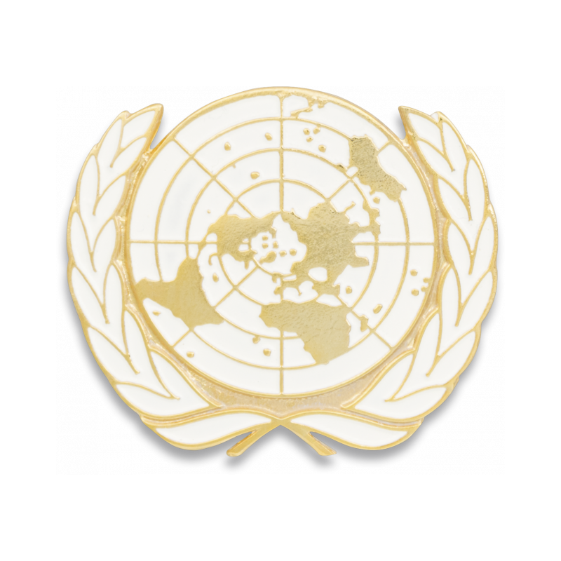 UN-Baskenmütze-Emblem