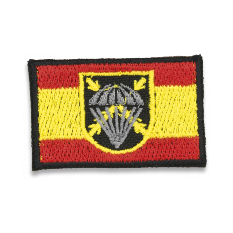 Bandeira espanhola bordada com logotipo BRIPAC