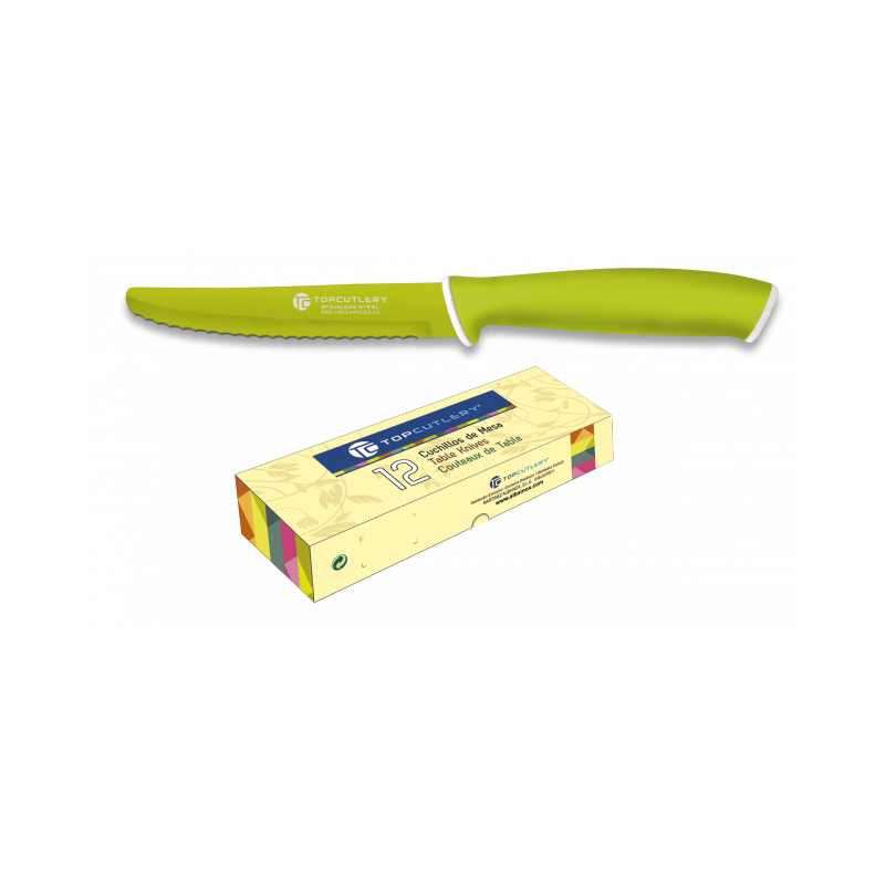 Table knife TOP CUTLERY Green