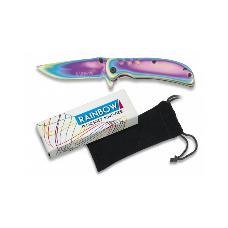 RAINBOW canivete 7 cms Clip