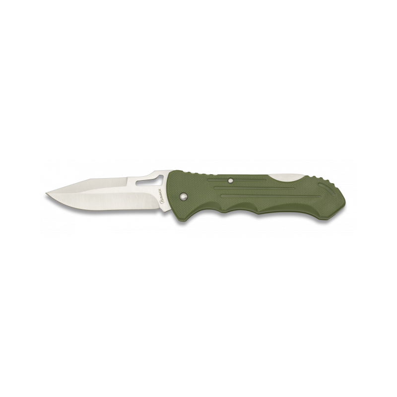Navaja ALBAINOX ABS Verde Clip. hoja 8