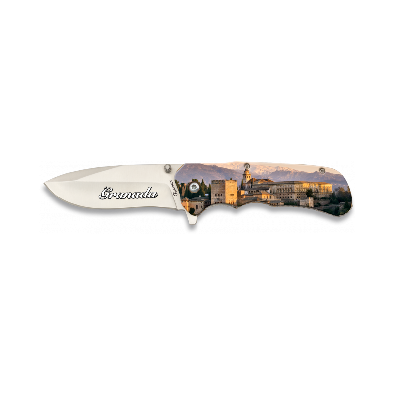 Pocket knife 3D GRANADA wood 9 cm
