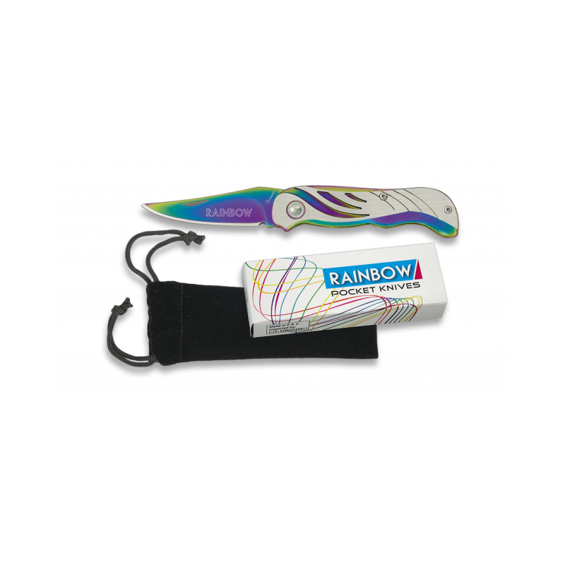 Pocket knife RAINBOW wings 68 cm