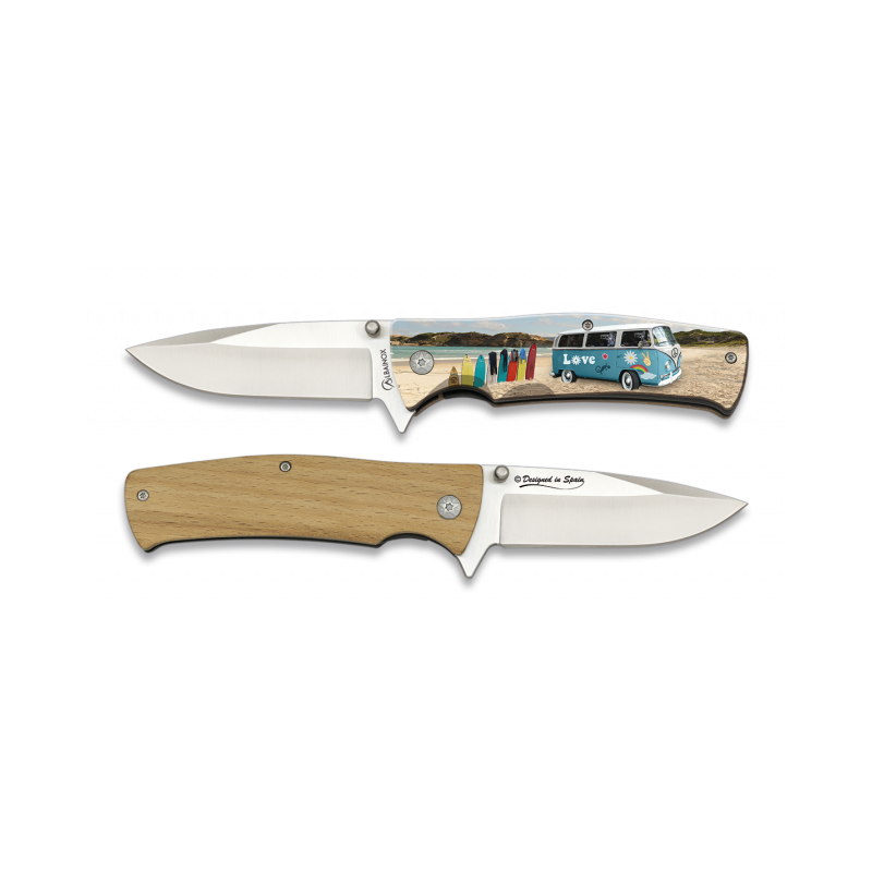 Coltellino tascabile 3D Van love. Lama 8,8 cm