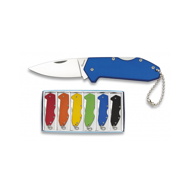 Set di 6 coltelli in alluminio Albainox colori