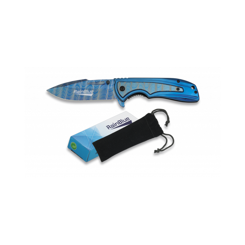 Navaja Rainblue blue Hoja 9.5 cm