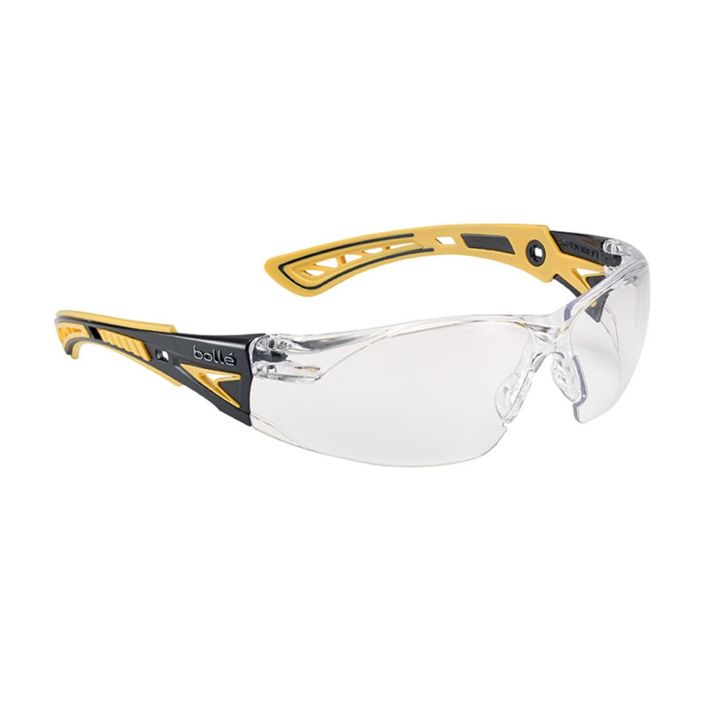 Bollé Rush+ Pc Transparente gelbe Brille