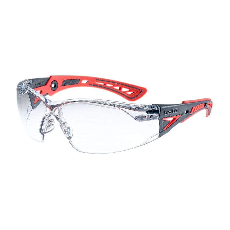 Bollé Rush+ Pc Farblose Platinbrille