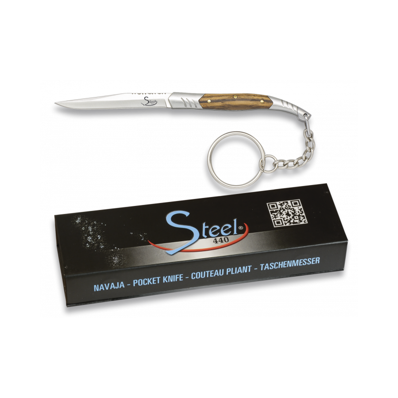 Pocket knife STEEL 440 wood 5cm