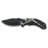 navaja ALBAINOX gris/negra. hoja 8.6 cm