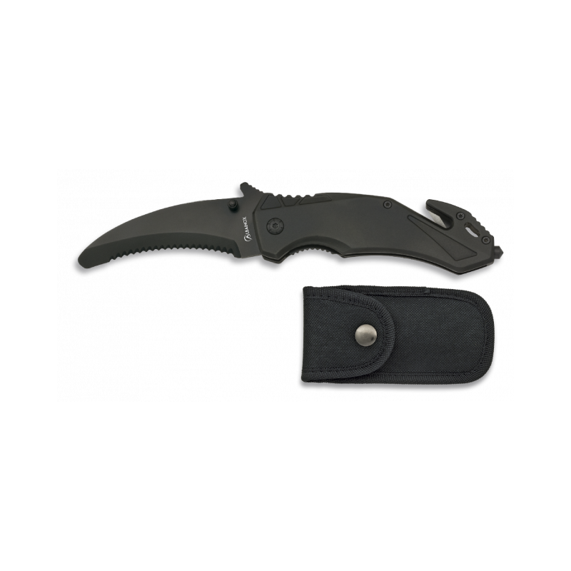 Coltello di sicurezza Albainox nero. H 8.5