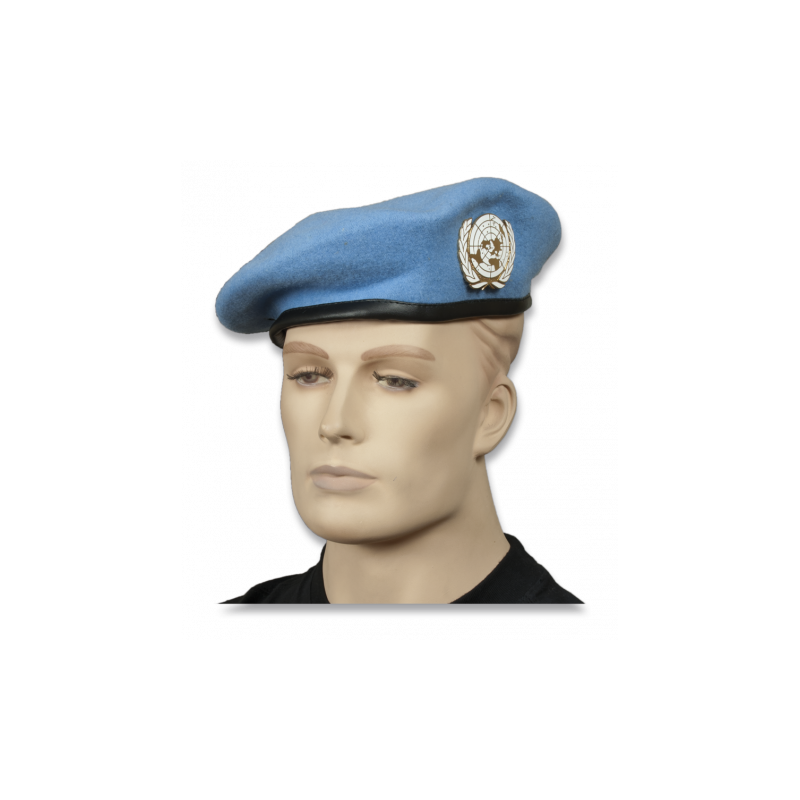 BERRETTO BLU ONU CON EMBLEMA