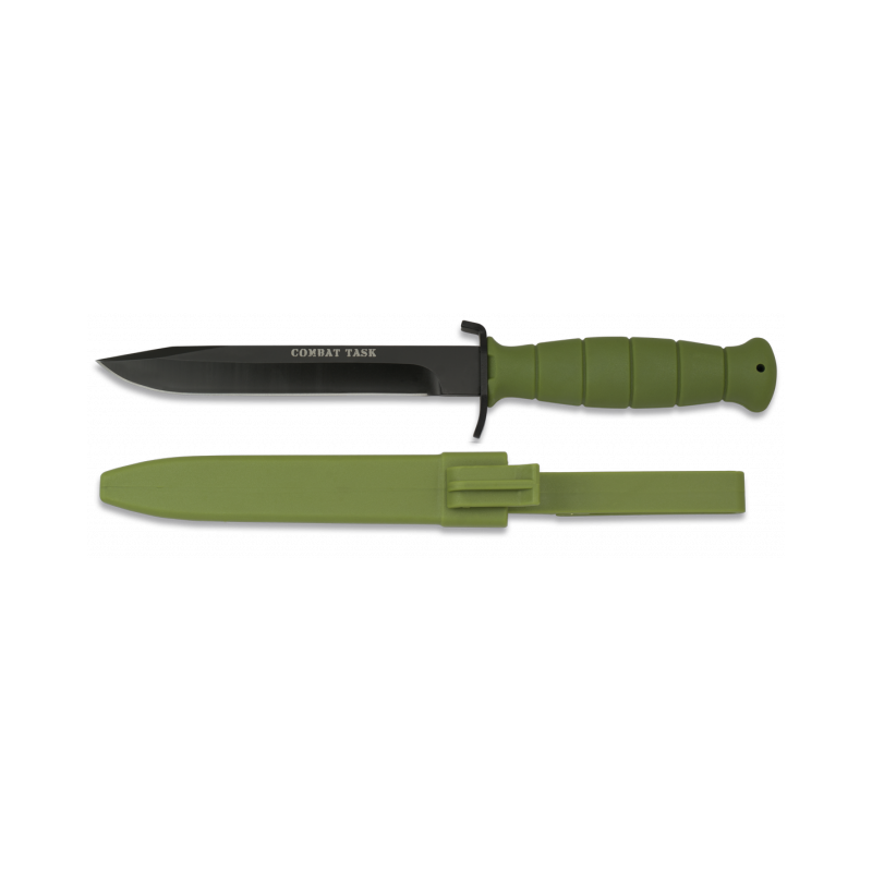 coltello da raccolta verde con fodero in AB