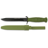 cuchillo coleccion verde con funda de AB