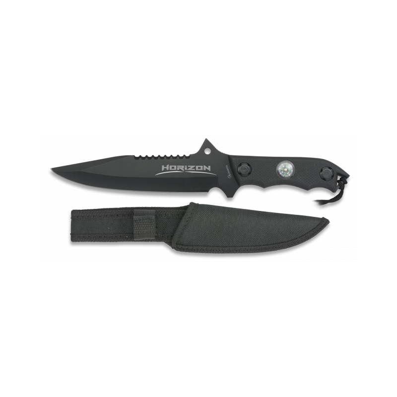 Cuchillo Albainox HORIZON negro. hoja18