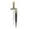 Espada Templaria Tole10 plata con funda.