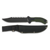 cuchillo albainox verde. Hoja: 19.5