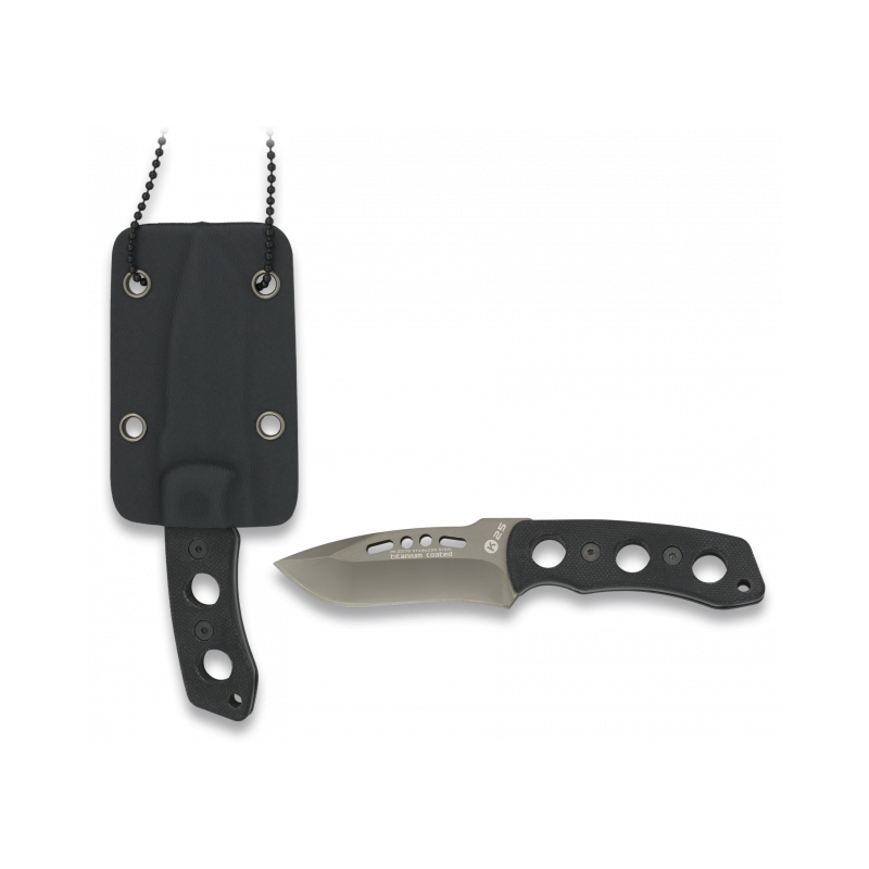 Coltello a fodero in Kydex. titanio. Scheda informativa 6.6