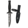 cuchillo botero K25. black coated h:12.4