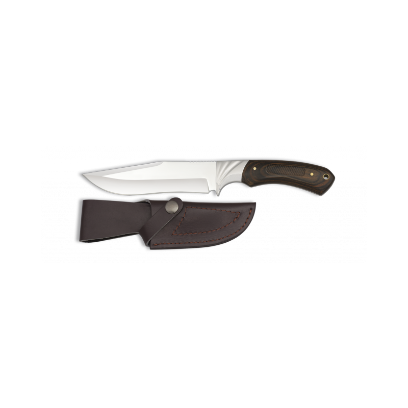 cuchillo caza albainox stamina. h 14 cm