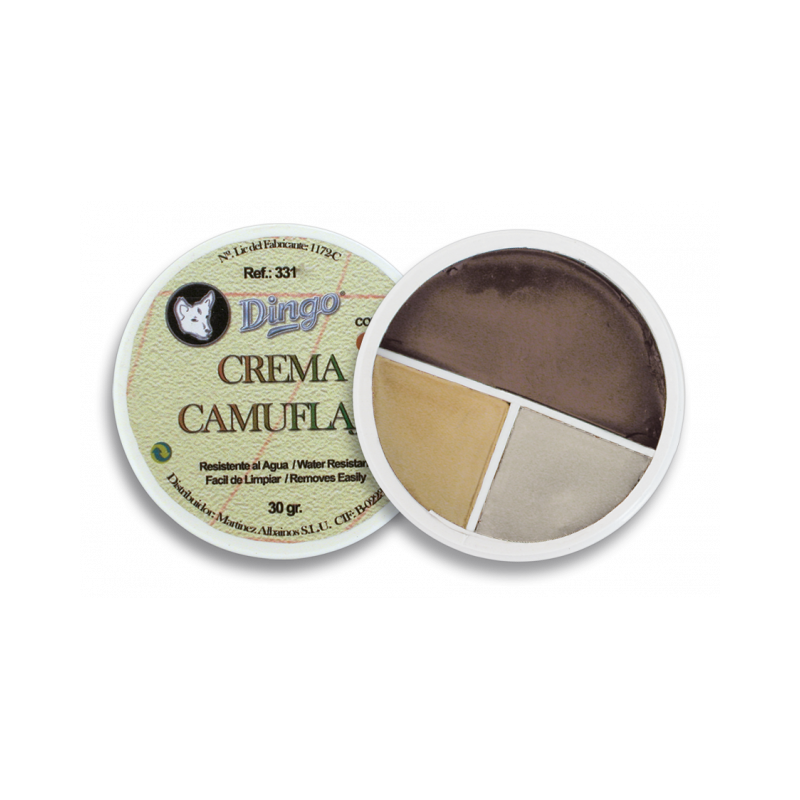 Tinta camuflada. Frasco 3 cores. 30g