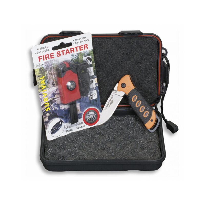 Set Box+Fire starter+Pocket knife