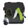 SET: Caja + Navaja USA + Paracord verde
