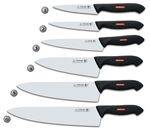 PROFLEX KITCHEN KNIVES WITH BLACK HANDLE