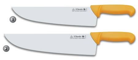 KNIVES FOR BUTCHERS WITH WIDE BLADE