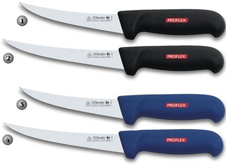 3 CLAVELES KNIVES WITH NON-SLIP HANDLE