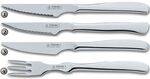 3 CLAVELES STAINLESS KNIVES AND FORK