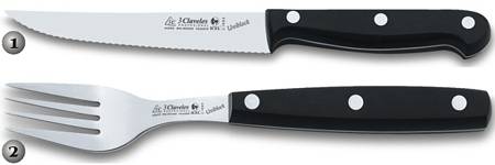 UNIBLOCK KNIVES AND FORK AVAILABLE IN DISPLAY OR WITH BLADE SHEATH