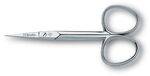 NICKEL-PLATED MANICURE SCISSORS AVAILABLE IN THREE MEASURES