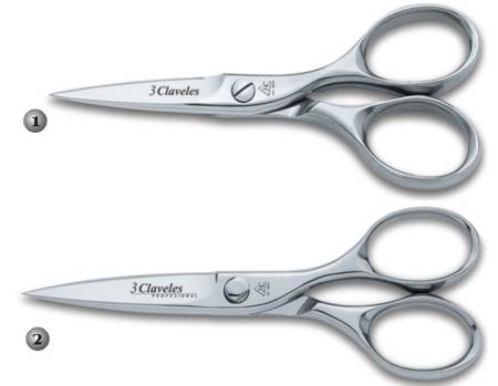 3 CLAVELES MASTER CLASS SCISSORS OF STAINLESS STEEL