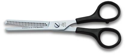 3 CLAVELES SCUOLS ES-28 SCISSORS WITH SILENCER AND MICRODENTATED