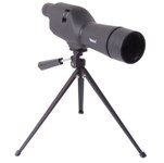 Spotting scope with tripod, height adjustable, variable magnification of 20-60 x