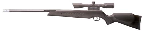 Cometa fusion black air rifle with tactical design.