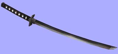 Uchigatana Japanese Sword, Straight Bladed Weapon