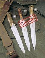 KNIFE BEAR-24S, KNIFE URSUS 25M AND KNIFE URSUS 25A