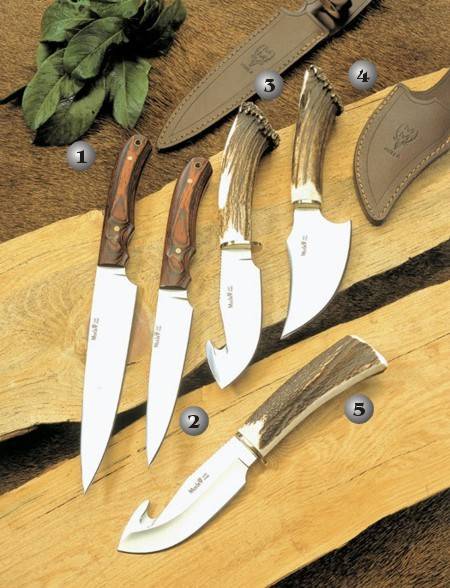 CRIOLLO-17 KNIFE, CRIOLLO-14 KNIFE, VIPER-11S KNIFE, SABUESO-11S KNIFE AND VIPER-11A KNIFE