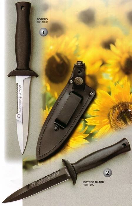 BOTERO WHITE KNIFE AND BOTERO BLACK KNIFE