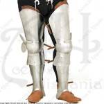 ARMOR LEGS XVth CENTURY FOR MEDIEVAL RECREATION MARSHALL HISTORICAL 