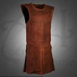 SUEDE LEATHER SAN MAURICIO BRIGANDINE FOR MEDIEVAL RECREATION MARSHALL HISTORICAL