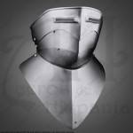 GORGET WITH SCOPE XVIth FOR MEDIEVAL RECREATION MARSHALL HISTORICAL 